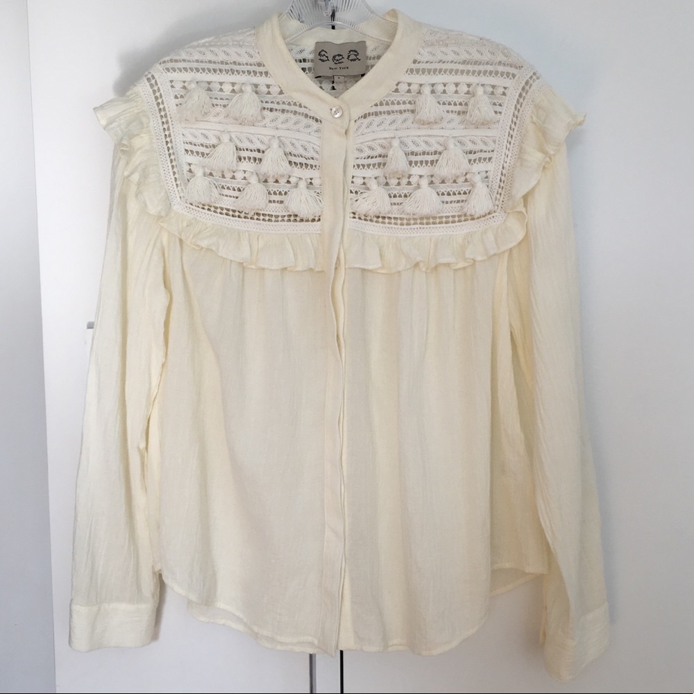 Sea New York Tassel blouse
